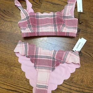 Marysia Plaid swimsuit bikini